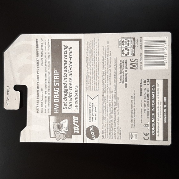 '88 Ford Thunderbird Pink Hot Wheels 2022 HW Drag Strip Matt Debbie Hay's Pro St - Picture 11 of 12